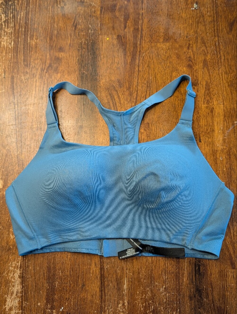 Victoria's Secret On Point Sports Bra Womens 36C Blue Padded Gym Yoga Casual